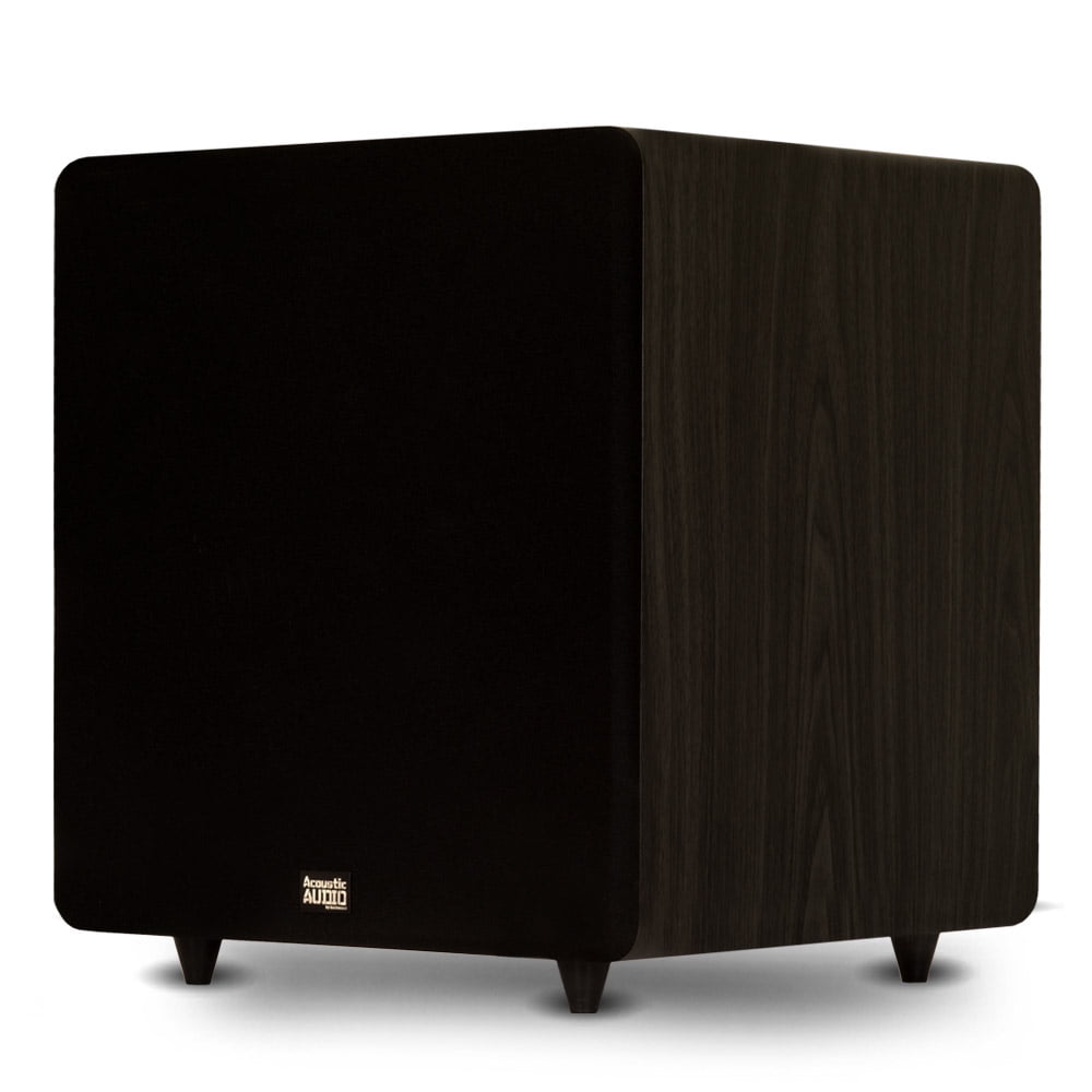 Acoustic Audio Home Theater Powered 15" LFE Subwoofer Black Front Sub