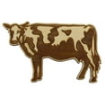 thumbnail image 2 of Wood Engraved Cow Wooden Fridge Magnet Souvenir Gift, 2 of 4