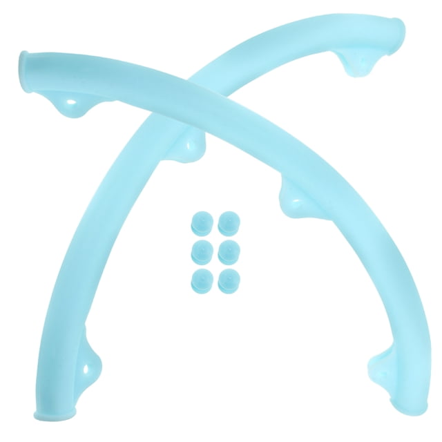 NUOLUX 1Par Protector De Bádminton En Silicona Flexible Y Resistente De Color Azul