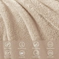 thumbnail image 5 of Soft Fleece Throw Blanket for Couch, Super Soft Velvet Plush Bed Blanket, Fuzzy Cozy and Warm for All Seasons, 50x60 Inches, Camel, 5 of 9