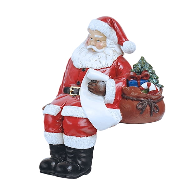 Decoración de árbol Adorno de Año Nuevo Reno Muñeco de nieve Decoración Feliz Navidad Bolso izquierdo