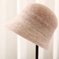 thumbnail image 5 of CoCopeaunts Bucket Hats for Women Autumn Winter Hat Temperament Elegant Round Top Pot Hat Two-Color Gradient Fisherman Hat, 5 of 8