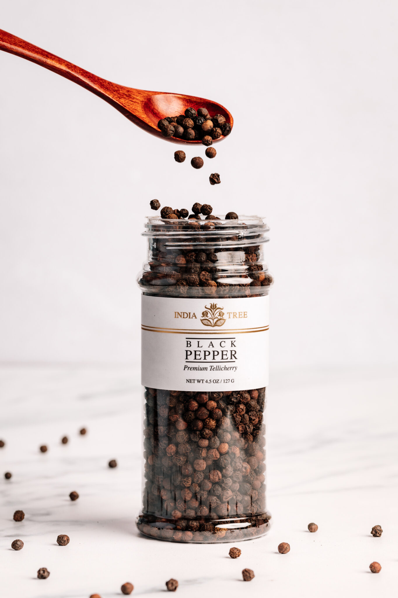 India Tree Premium Tellicherry Black Pepper - 4.5 oz (Packaging May Vary)