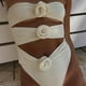 thumbnail image 4 of AmShibel Traje de baño de una pieza entrecruzado para mujer, traje de baño sexy con control de barriga, bikini de entrenamiento de natación calado de malla, 4 of 4