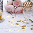 thumbnail image 3 of Efavormart 54 Grams Round Paper & Foil Metallic Table Confetti Dots, Balloon Confetti Decor - Gold and White, 3 of 10