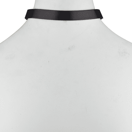- Lux Accessories Black Trendy Leather Choker