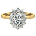 thumbnail image 4 of 0.80 CT TW April Birthstone Classic Oval Diamond Ring 14K Gold, 4 of 5