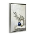 thumbnail image 4 of Stupell Industries Olives & Pottery Still Life Plants & Flowers Painting Gray Floater Framed Canvas Art Print Wall Art, 21 x 31, 4 of 10