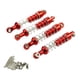 thumbnail image 4 of 4 amortiguadores metálicos RC para coches RC 1:12, tensión ajustable, aleación de aluminio rojo, 4 of 6