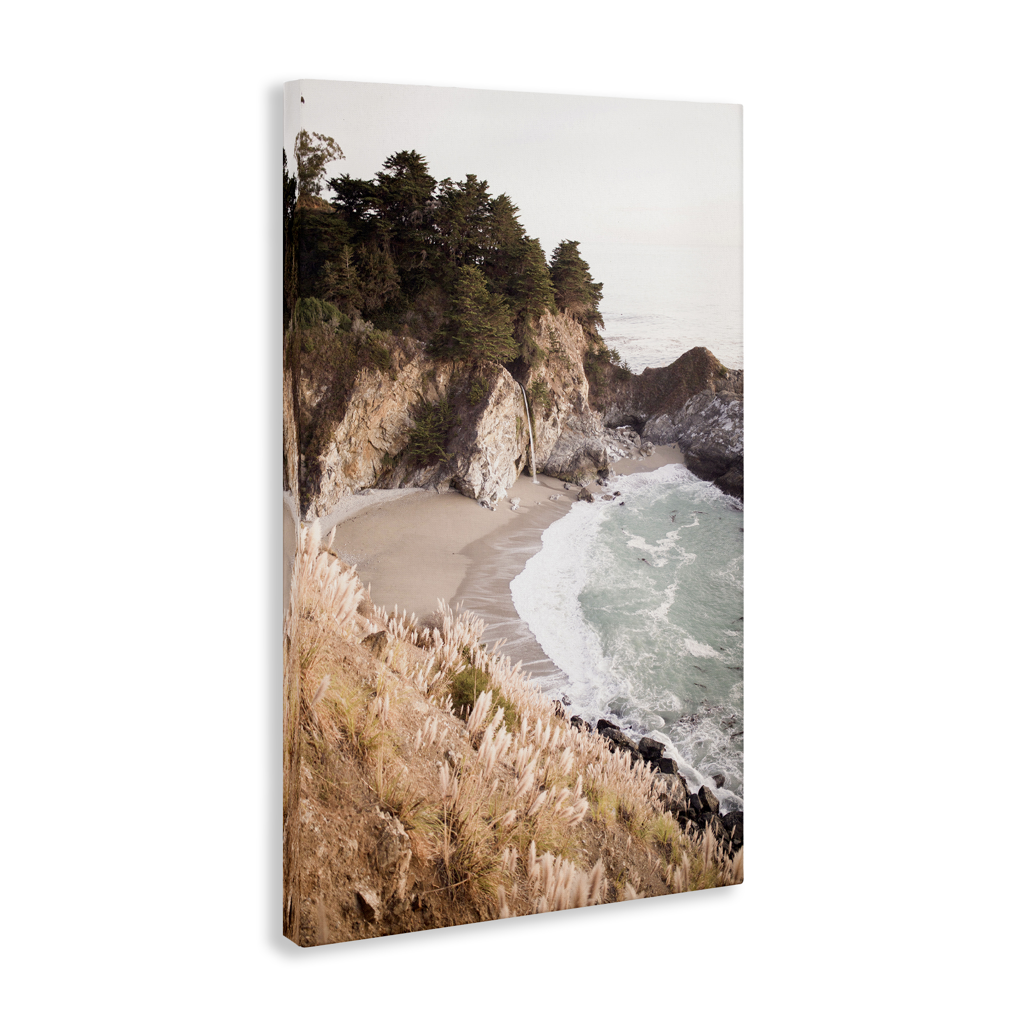 Stupell Industries Rugged Rocky Cove Nautical & Beach Photography Wrapped Canvas Art Print Wall Art, 24 x 36
