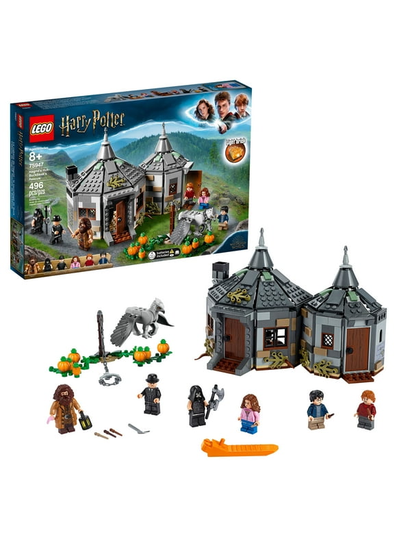 LEGO Harry Potter Hagrid's Hut: Buckbeak's Rescue 75947 Building Set (496 Pieces)