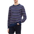 thumbnail image 2 of Calvin Klein suéter a rayas para hombre, azul, XX-Large Calvin Klein  Pull-over, 2 of 2
