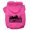 Bright Pink, variant on Pet, Dog Cat Hoodie Screen Printed, "Amsterdam Skyline"
