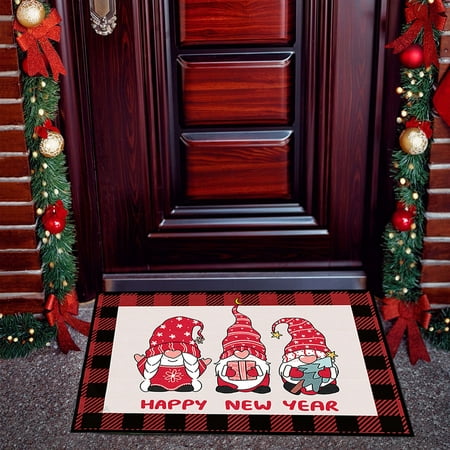

Black and Friday Deals Dealovy Christmas Kitchen Rugs Christmas Gnome Kitchen Floor Mat Non Slip Kitchen Mats For Floor Christmas Winter Holiday Decorations
