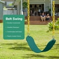 thumbnail image 5 of Klokick Swing Set with 1 Saucer and 1 Belt Swing Seat, 440lbs Swing Set for Kids with Heavy Duty A-Frame Metal Swing Stand for Backyard and Playground, 5 of 9