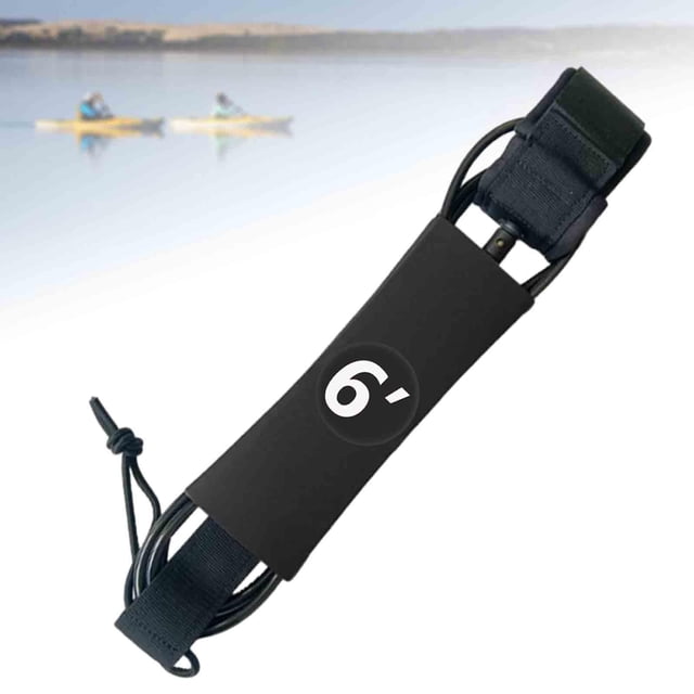 Correa para Tabla de Surf, Cuerda para Piernas Y Pies, Cuerda para Tabla de Paddle, Correa Elástica para Surf, Cuerda para Deportes Acuáticos en Diámetro 6 pulgadas