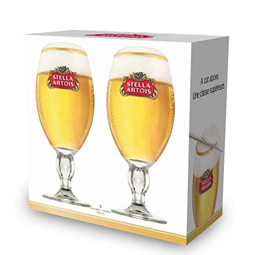 Stella Artois Chalice 2 Pack T Set Official Product 33 Cl 112 Oz Capacity Beer 1424