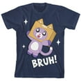thumbnail image 1 of LankyBox Bruh Kids Navy T-Shirt, 1 of 2