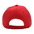 thumbnail image 3 of Daxton Two Tone Initial Letters Numbers Structured Baseball Hat, Red Hat, Letter J, 3 of 3