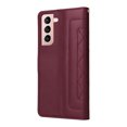 thumbnail image 6 of JTCASES Compatible with Samsung Galaxy S21 Plus 5G 6.7 inch Case Wallet Flip Folio Case [Kickstand] with RFID Blocking Card Holders [Shockproof] Wrist Strap Cover for Men Women Girls, Winered, 6 of 13