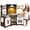 Brown, variant on Wooden Kids Pretend Play Corner Kitchen Set Cooking Playset Toddler Toy Gift with Sounds & Lights(Pink)