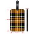 thumbnail image 2 of Orange Flannel Design - Luggage ID Tags / Suitcase Identification Cards - Set of 2, 2 of 5