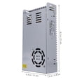 thumbnail image 3 of EeaseMX Adaptador de fuente de alimentación conmutada regulada universal de 12 V, 40 A y 480 W, 3 of 8