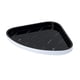thumbnail image 1 of Estante esquinero triangular para baño, estante montado en la pared de plástico ventilado impermeable para champú, color negro, 1 of 5