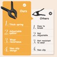 thumbnail image 5 of 30 Pcs Parts Nylon Spring Clamps, SPOKKI 2 Inch Heavy Duty Nylon Spring Clamps, 65mm Woodworking Glue Clamps, Spring Clamps for Photography, Tarpaulin, Craft, Garden, 5 of 7