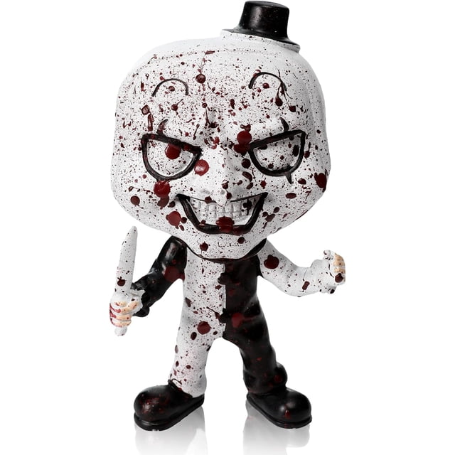 Estatua de terror, figura de payaso, figura de acción de película de terror, decoración, escultura de busto de payaso asesino, colección espeluznante de Halloween para el hogar, jardín, oficina, decor
