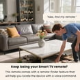 thumbnail image 4 of Voice Remote Pro with Backlit Button, Replacement for Fire Smart-TV-Stick, TV Cube, Compatible Insignia/Toshiba/Omni/Pioneer Smart TVs, Finder, Tv Controls, 4 of 4