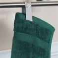 thumbnail image 4 of Meadowcove Rayon from Bamboo/Cotton Blend 12-Piece Face Towels Set , Hunter Green by Blue Nile Mills, 4 of 5