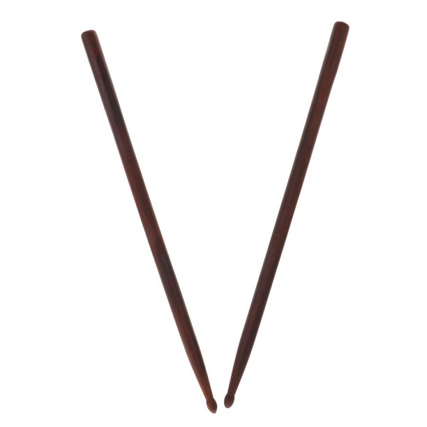 Pulido 2 uds 5A tambor realizar práctica palos mazos 40cm para tambor café Yuyangstore Blackwood 5A Drumstick