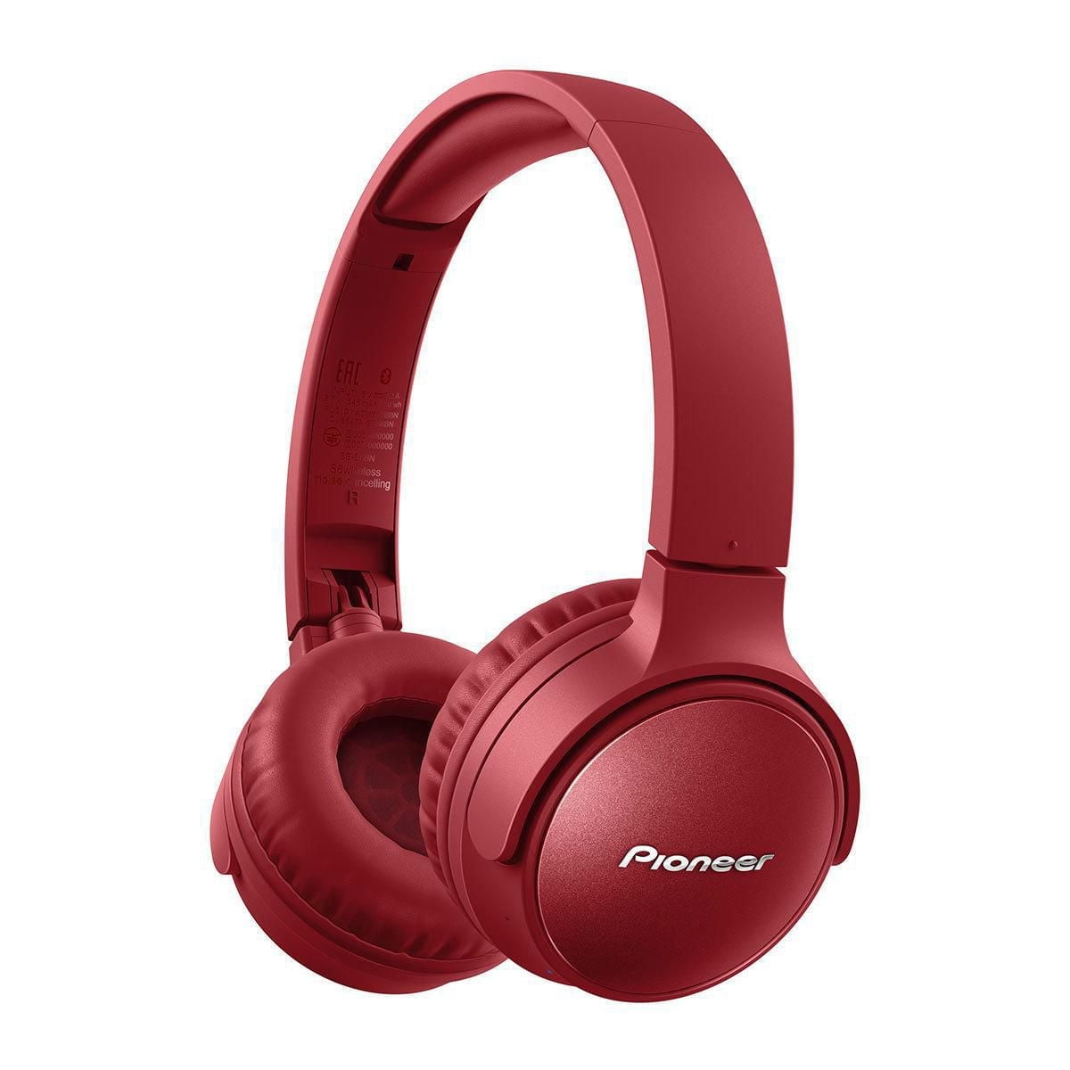 Pioneer Over Ear Wireless Noise Cancelling Headphone Red Walmart