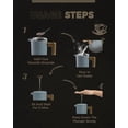 thumbnail image 7 of POLIVIAR French Press Coffee Maker, 34 Ounce Coffee Press with Real Wood Handle, Double Wall Insulation & Dual-Filter Screen, Food Grade Stainless Steel for Good Coffee and Tea JX2023-FPLU, 7 of 7