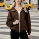 thumbnail image 1 of HongQid Hoodies for Women Soft Zip Up Hooded Long Sleeve Casual Oversized Sweatshirt Hooded Tops, 1 of 7