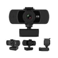 thumbnail image 2 of Webcam 2K Autofocus USB High Clarity Web Camera with Microphone for Mac Laptop Video Live - Black, 2 of 5