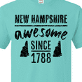 thumbnail image 4 of Inktastic New Hampshire Awesome Since 1788 T-Shirt, 4 of 5