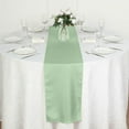 thumbnail image 4 of BalsaCircle 12" x 108" Polyester Table Top Runner Sage Green, 4 of 8