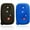 black and blue, variant on 2pcs DOBREV Silicone Smart Case Rubber Cover Skin Fob Holder for Lexus LX 570 RX 350 450 400 CT 200h GX 470 460 ES 350 HS 250H IS 350 250 LS 600 460 RC F ES 350 GS 450 430 350 300 key (black and red)