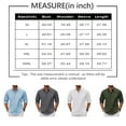 thumbnail image 2 of Resicozy Men's Long Sleeve Button Down Shirts Casual Fashion Dress Shirt Beach Wedding Solid Color Shirts Gray S, 2 of 3