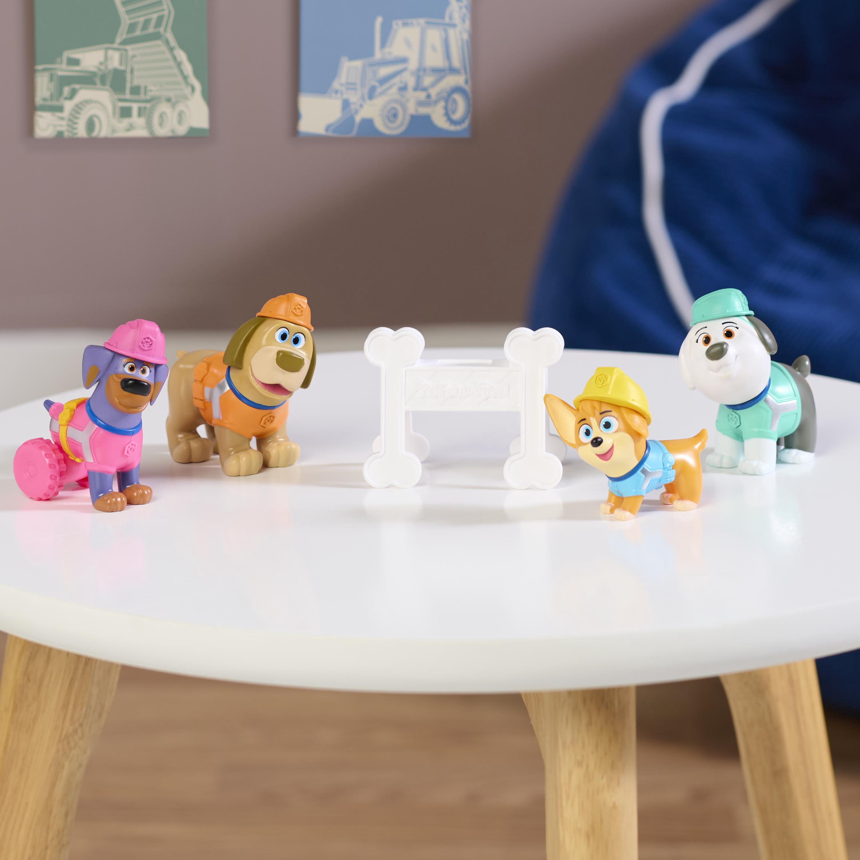 Disney Junior Pupstruction 5-Piece Figure Set, Kids Toys for Ages 3 up