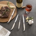 thumbnail image 4 of French Home Laguiole Connoisseur 4-Piece Steak Knife Set with Ivory-Colored Handles, 4 of 6