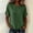 Green, variant on CYMMPU Women's Linen Blend Crew Neck Short Sleeve T-Shirt, Ultra Loose Fit Design, Soft Breathable Casual Top for Daily Summer Wear Black S