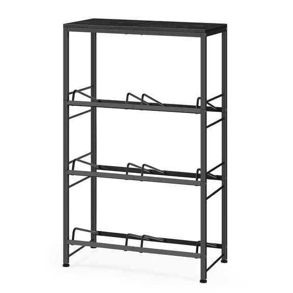 5 gallon water bottle cage 6 trays 5 gallon bottle cage with top rack Heavy duty bottle cage Black