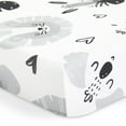 thumbnail image 6 of Evolur Zoo Love Collection ( 2pc Sheet Set ), Glacier Grey & Animal Print, 6 of 6