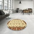 thumbnail image 3 of Ahgly Company Indoor Square Abstract Red Oriental Area Rugs, 6' Square, 3 of 6