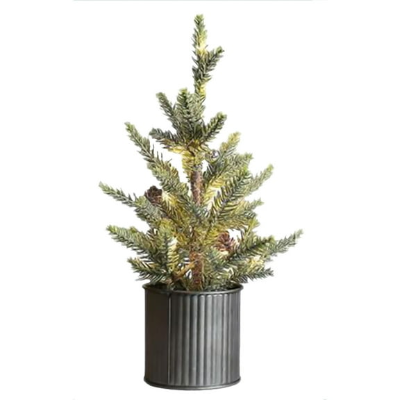 FFENYAN Mini Christmas Tree USB Interface LED Light Christmas Tre e Desktop Decoration Desktop Christmas Tre e Festive Decoration With LED Lights Artificial Christmas Tre e