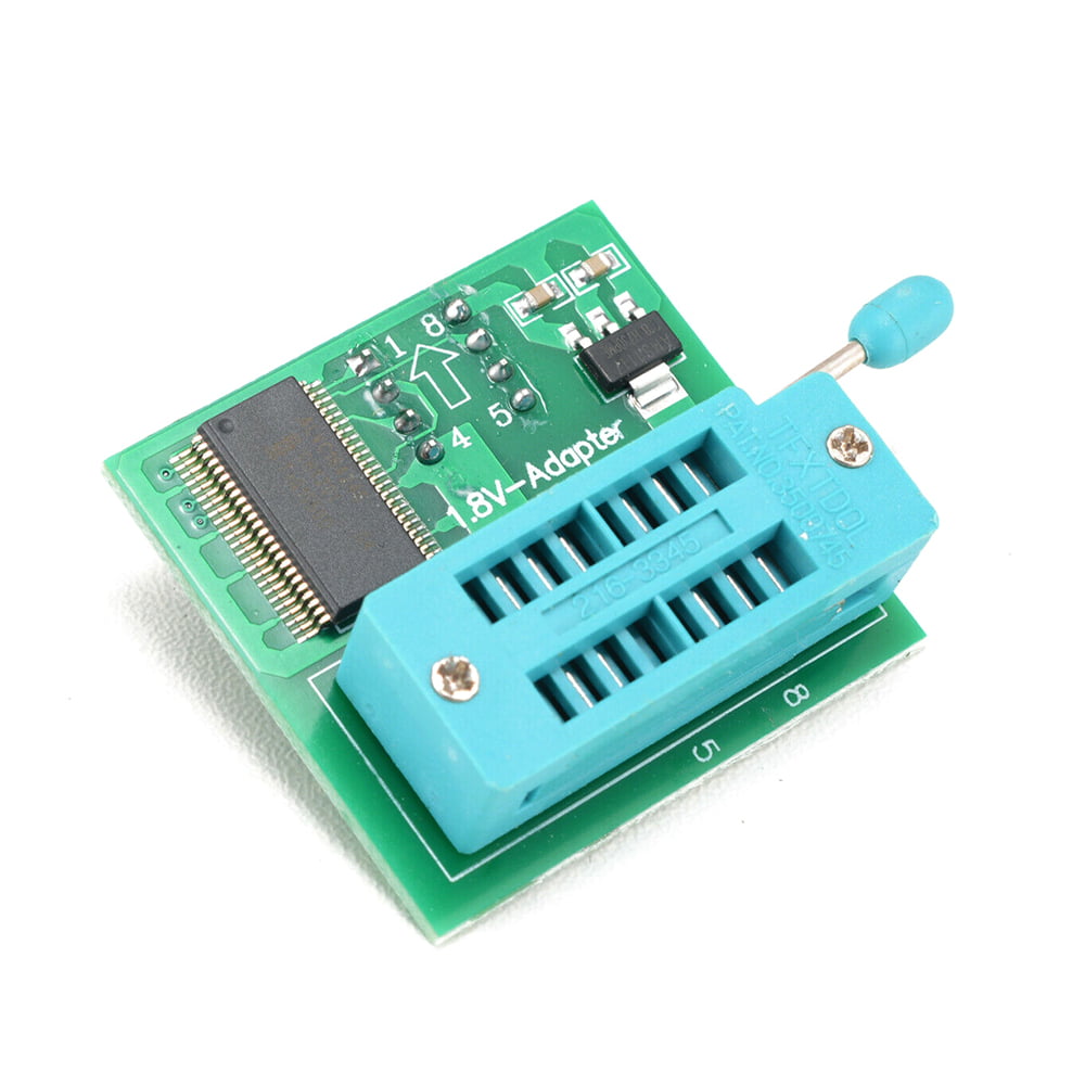 CH341A Programmer Kit with SOP8 Clip EEPROM Burner BIOS Flasher SPI Flash USB Programmer Kit with 1.8V Adapter and 150mil SOP8 Socket for 24/25 Series - Walmart.com