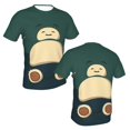 thumbnail image 3 of Snorlax T Shirt For Men Women, Graphic Print Casual Unisex Short Sleeve Summer Funny Top Tees Shirt, 3 of 8